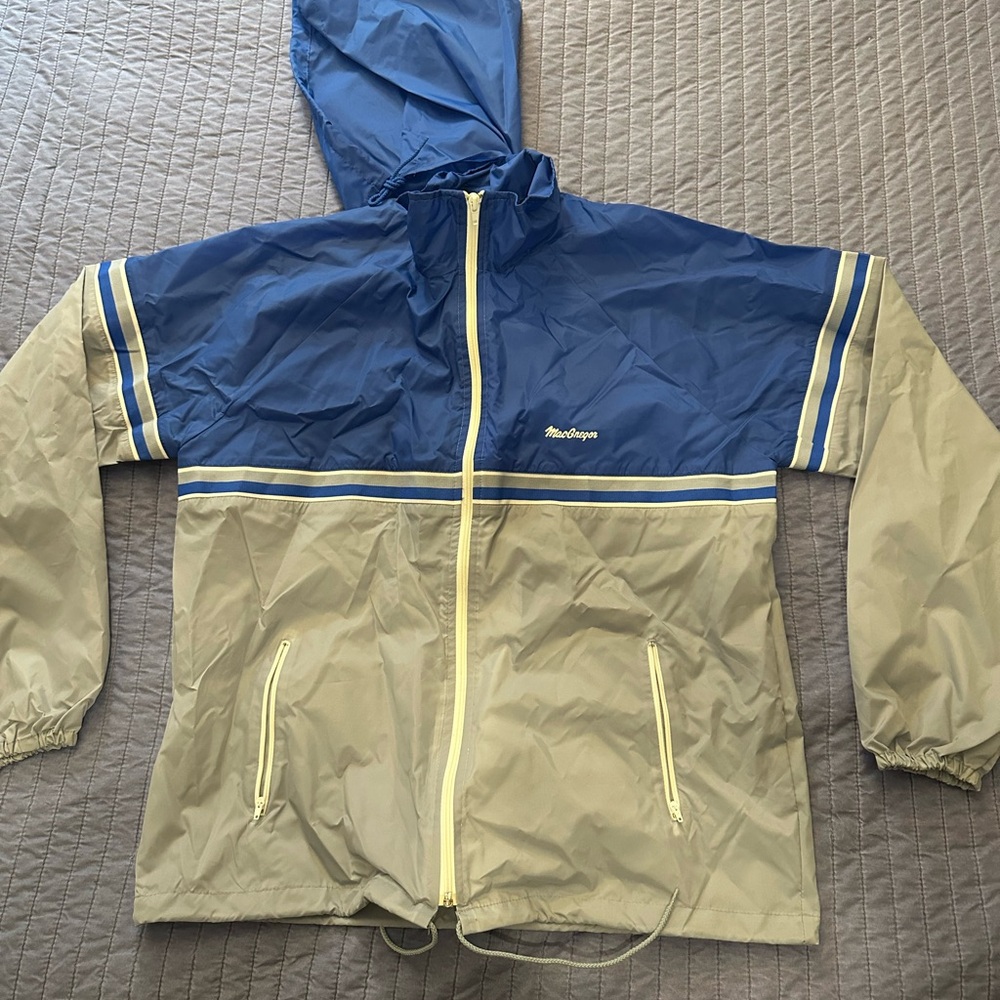 Vintage McGregor Blue and Gray Rain Suit